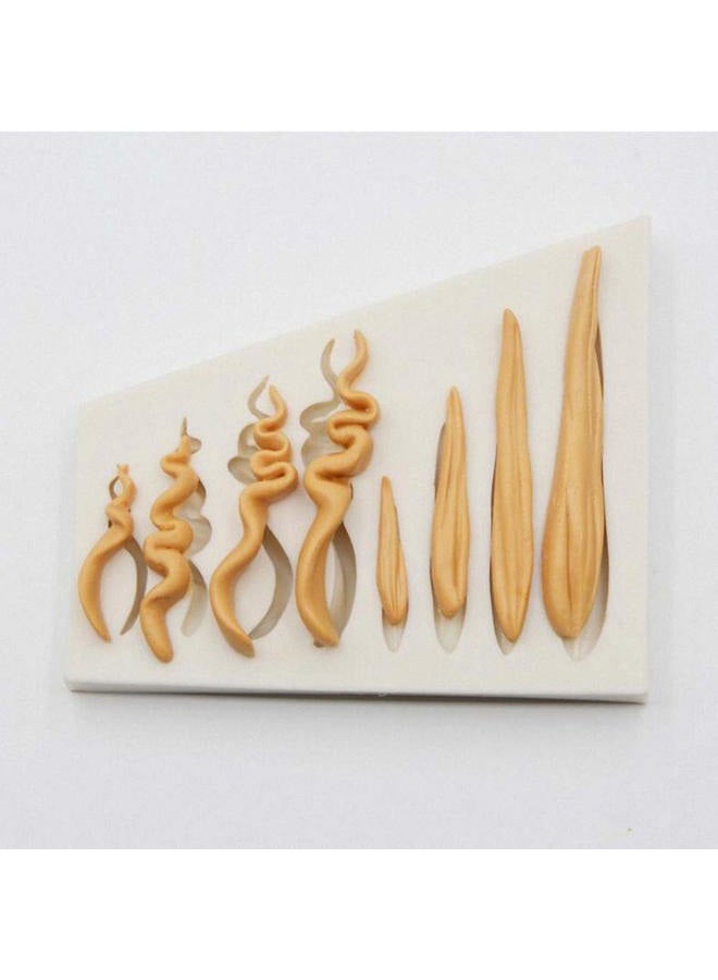 Fewo Girl Doll Hair Silicone Clay Mold Woman Hair Fondant Mould Cake Decorating Tools Gumpaste Polymer Clay Crafting - Image 5