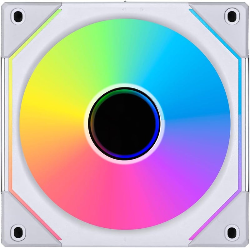 Lian Li UNI Fan SL-Infinity 120 RGB عبوة ثلاثية أبيض مع وحدة تحكم - UF-SLIN120-3W - Image 3