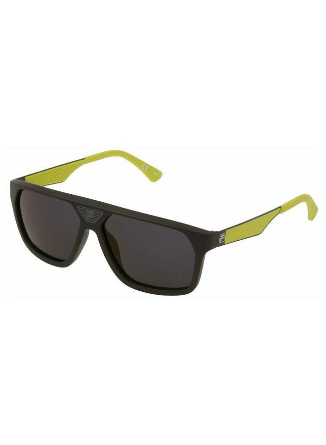 FILA Unisex 100% UV Protected Pilot Sunglasses - SF8496 V99P - Lens Size: 59 mm - Image 1