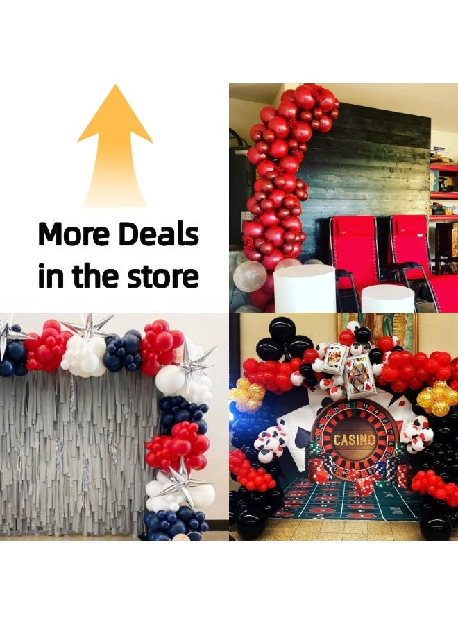 Red Balloons Latex Party Balloons – 100 Pack, 12 inch Round Helium Red Balloons for Wedding, Anniversary, Birthday, Valentine's, 4th of July, Independence Day, Memorial Day, Patriotic Party Decorations - Image 2