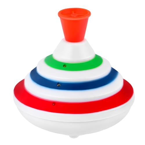 STOBOK Spinning Top Toy with LED and Music Peg-top Hand Spinner Gyro Toy Gift for Kids - Image 1