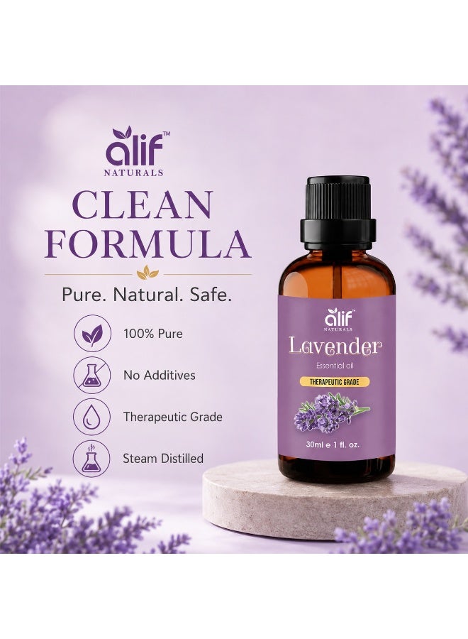 اليف ناتيورلز زيت اللافندر العطري - 30 مل | 100% نقي وطبيعي | زيوت عطرية من الدرجة الممتازة للعلاج بالروائح، والموزعات، والبشرة، والتدليك، والترطيب - Image 2
