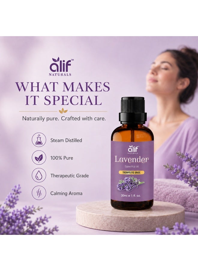 اليف ناتيورلز زيت اللافندر العطري - 30 مل | 100% نقي وطبيعي | زيوت عطرية من الدرجة الممتازة للعلاج بالروائح، والموزعات، والبشرة، والتدليك، والترطيب - Image 4