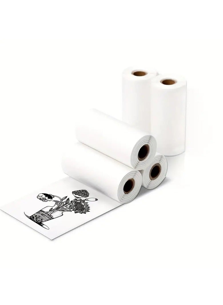 Printer Paper,5 Rolls for Kids Instant Print Camera,HD Printing Thermal Print Paper Set Portable Refill Print Paper - Image 1