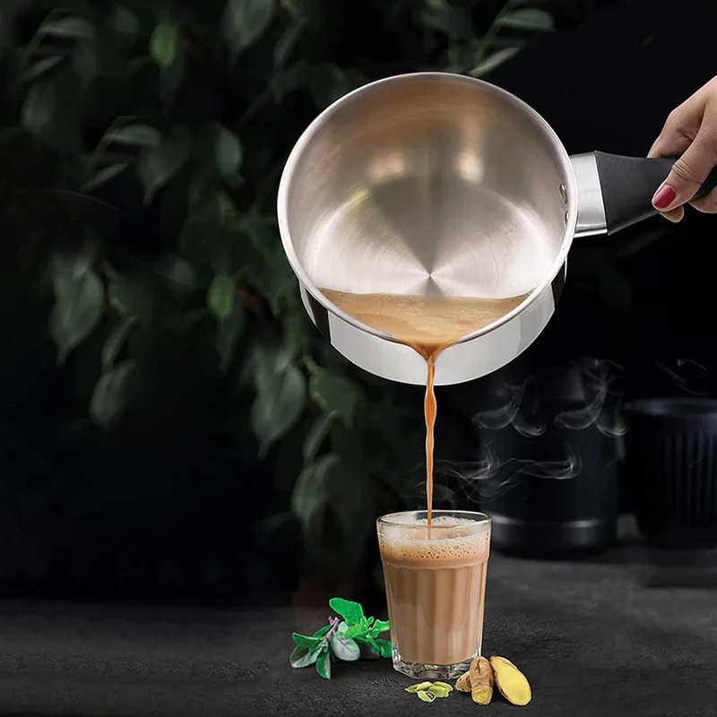 ميلتون مقلاة شاي ستانلس ستيل ميلتون برو كوك، 2.3 لتر (18 سم)