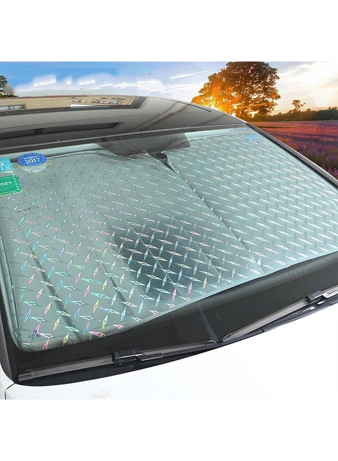 حاجب الشمس للسيارة حاجب الشمس الواقي من الشمس حاجب للشمس من الزجاج الأمامي للسيارة - Image 1