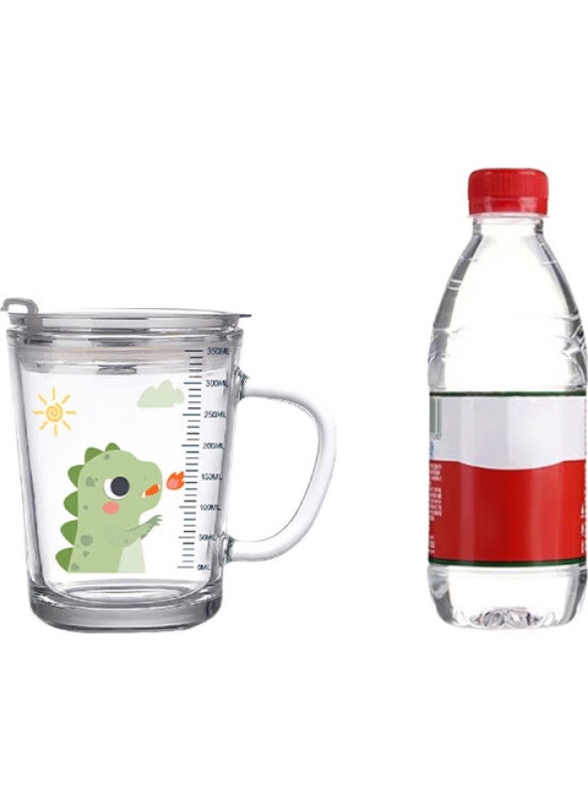 Btif Home Water Cup, Children'S Milk Cup With Straw, Glass Cup With Scale, Cup For Mixing Milk Powder, Baby'S Milk Drinking Cup - Image 3