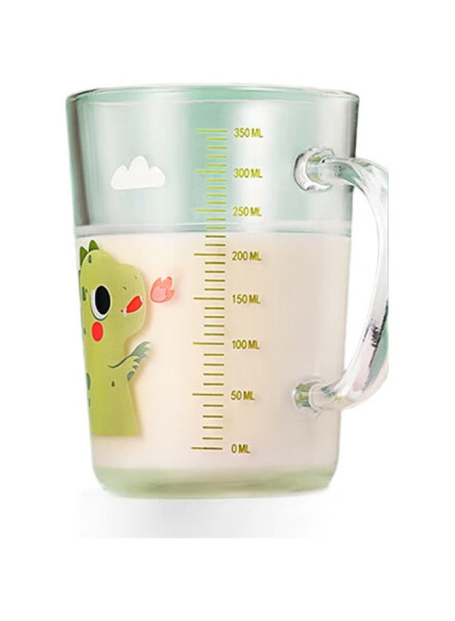 Btif Home Water Cup, Children'S Milk Cup With Straw, Glass Cup With Scale, Cup For Mixing Milk Powder, Baby'S Milk Drinking Cup - Image 1