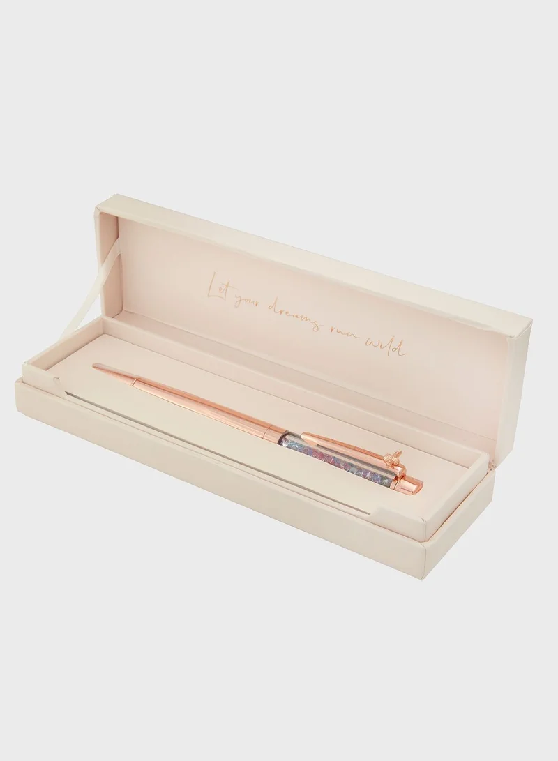 OLIVIA BURTON Rainbow Bee Pen With Case
