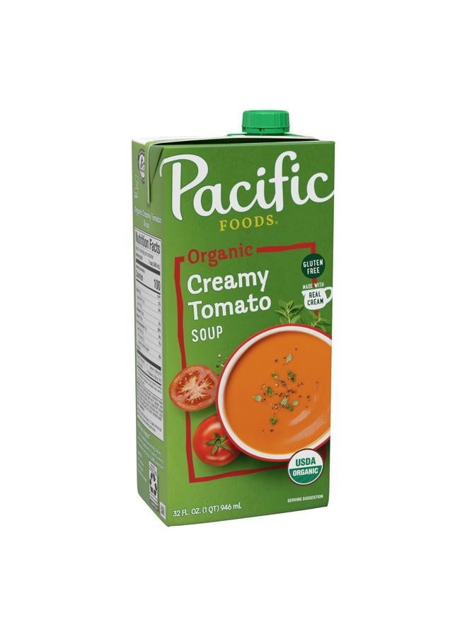 Pacific Foods Organic Creamy Tomato Soup, 32 oz Carton - Image 1