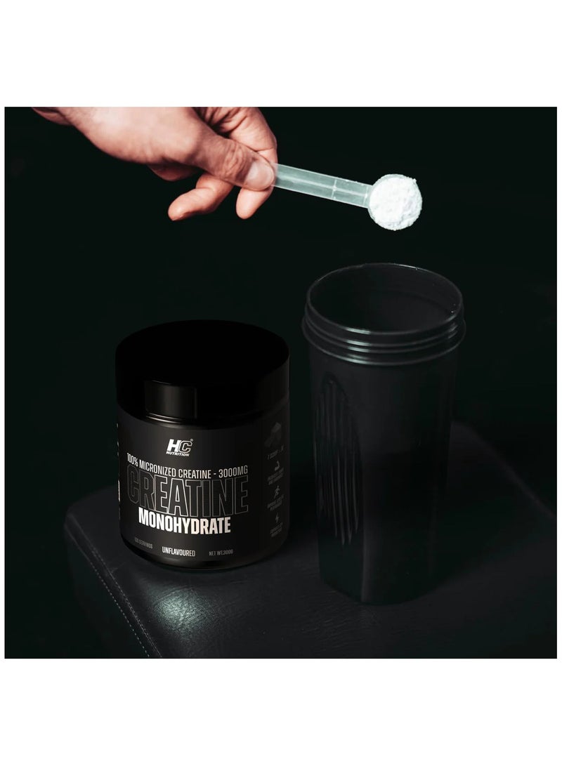 HC Nutrition creatine Monohydrate 300g 100 servings - Image 2