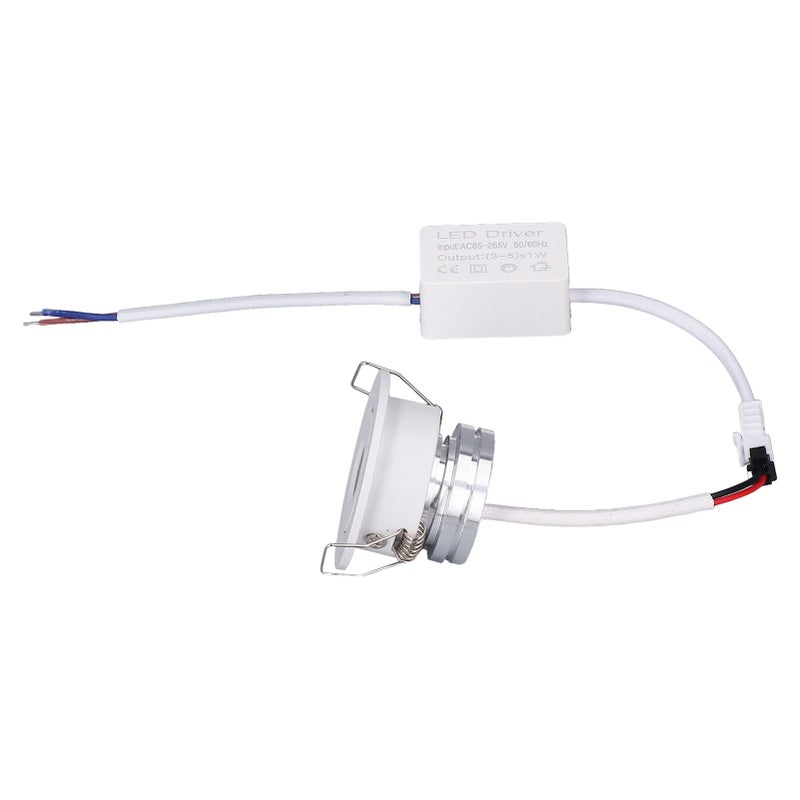 LED Recessed Light Mini Adjustable Angle Aluminium Recessed Ceiling Light White 85‑265V Ordinary Light 4000K - Image 4