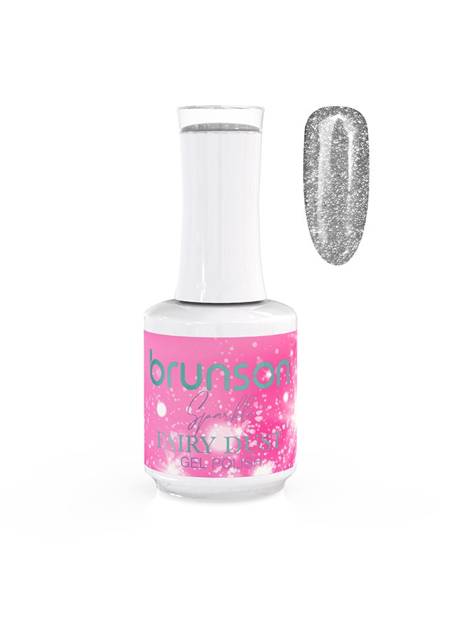 brunson Gel Nail Polish 15ml, Glitter Fairy Dust  Sparkle Shiny Soak Off UV LED Long-Lasting Nail Gel Polish Nail Art Home DIY Manicure Nail Salon Varnish - Image 1