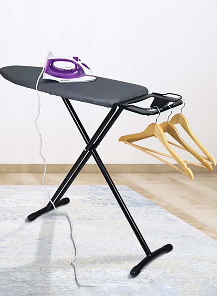 Bukela Ironing Board with a Black Heat-Resistant Cover. Fabric size 120 x 33 cm - Image 2