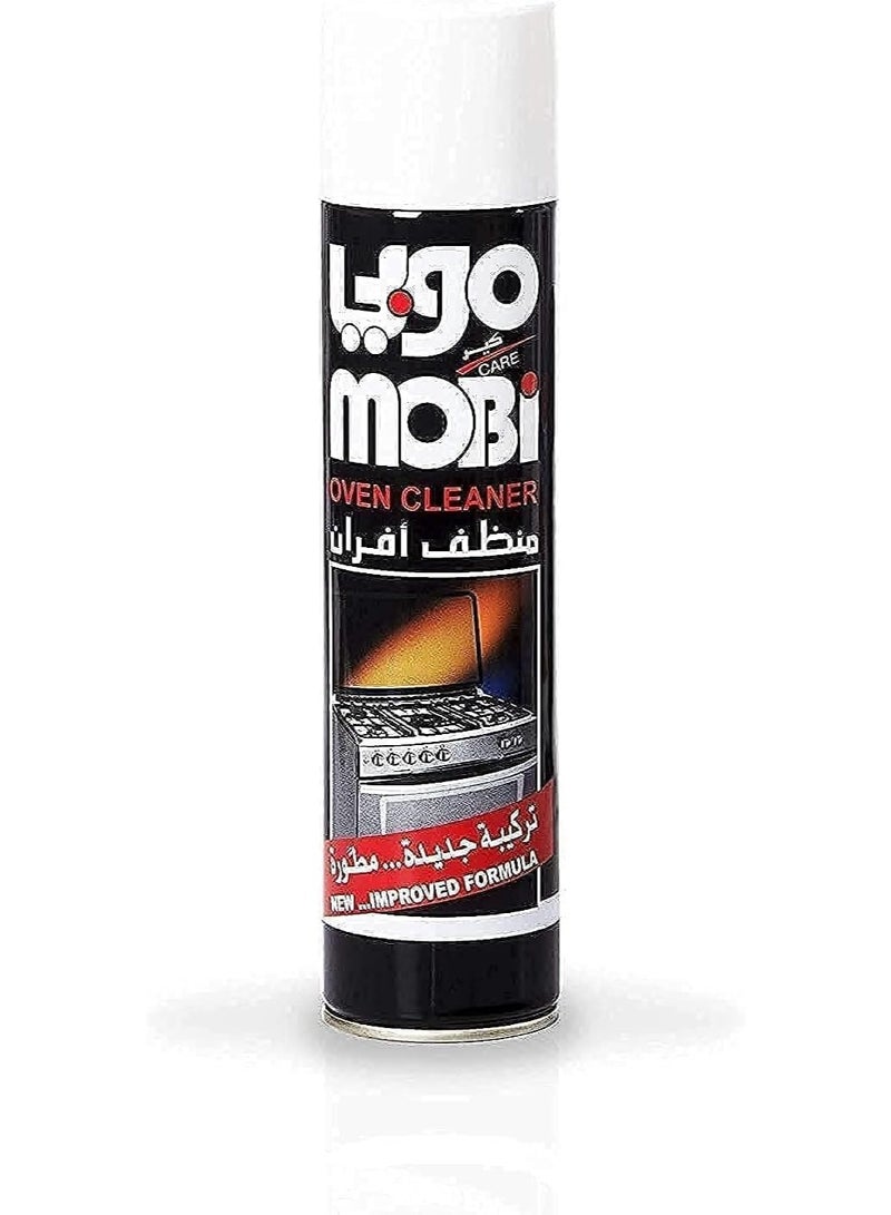 موبي بخاخ منظف الأفران 400 مل - مزيل شحوم قوي للأفران والشوايات وأسطح الطهي - تركيبة محسّنة سريعة المفعول (عبوة من قطعتين) - Image 4