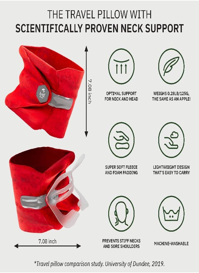 trtl - trtl Travel Pillow for Neck Support- Super Soft Neck Pillow with Shoulder Support and Cozy Cushioning Lightweight and Easy to Carry - Machine Washable - Grey - Image 1