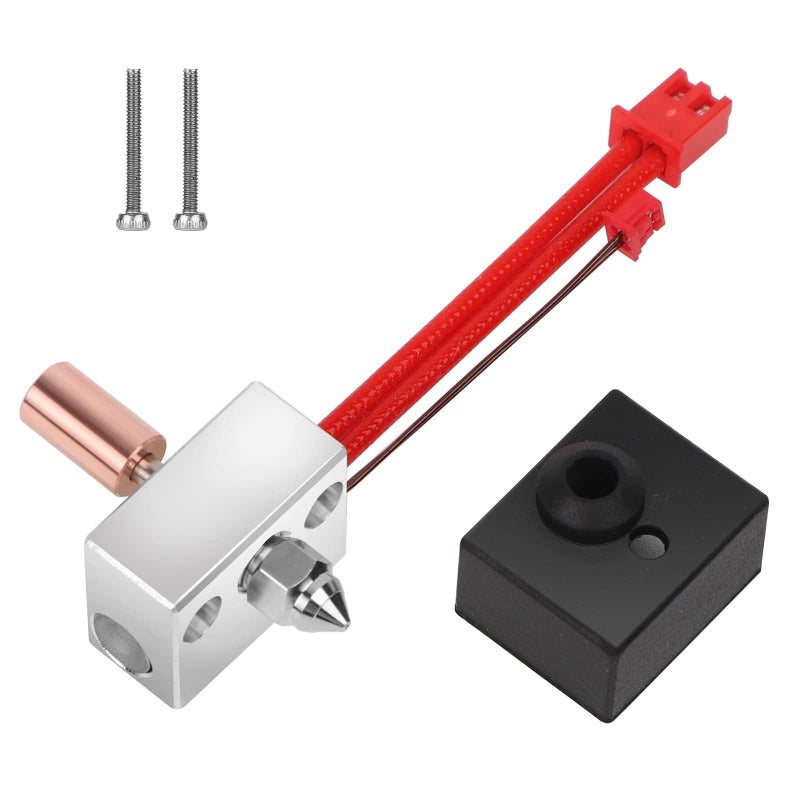 Sprite Extruder Heater Block Upgrade Kit - 300? High Temperature Pro, Bimetal Copper Titanium Heatbreak Plated Copper Nozzle, Compatible with Ender 3 S1,S1 Pro - Image 1