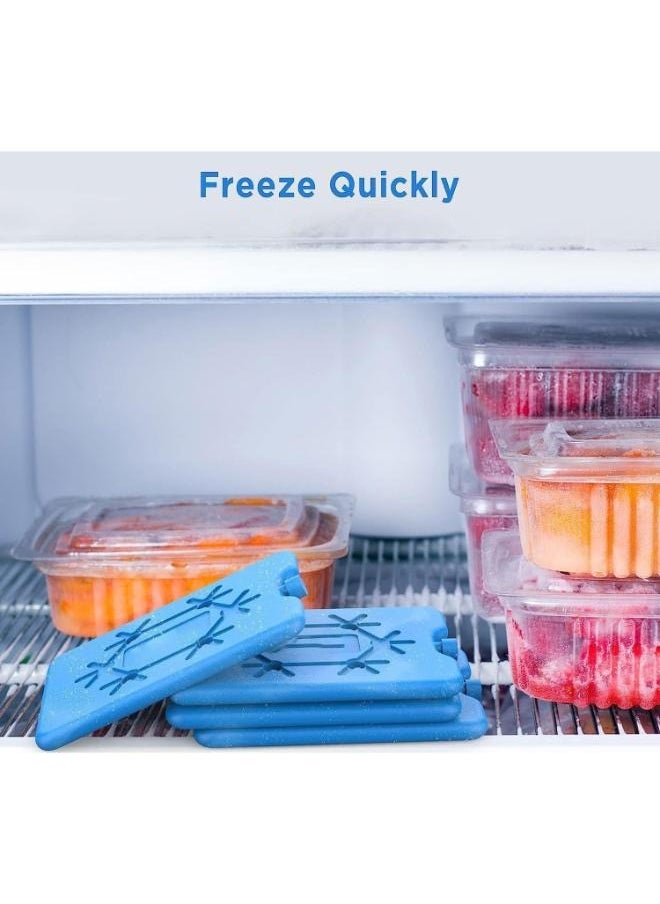 Eoptify Pack of 6 Portable Ice packs, Reusable Ice Blocks, Freezer Board for Cooler, Long Lasting Ice Pad for Work, School, Picnic, and Camping.  - Image 5