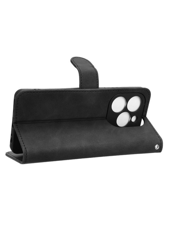 Zaboon Case For Infinix Note 40X 5G Skin Feel Magnetic Flip Leather Phone Case - Image 5