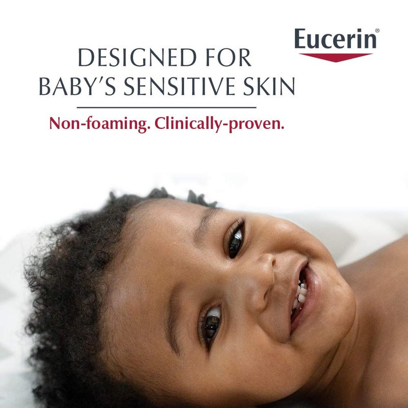 Eucerin غسول الجسم من يوسيرين للأطفال لتهدئة الإكزيما خالي من العطور 135 أونصة سائلة - Image 4