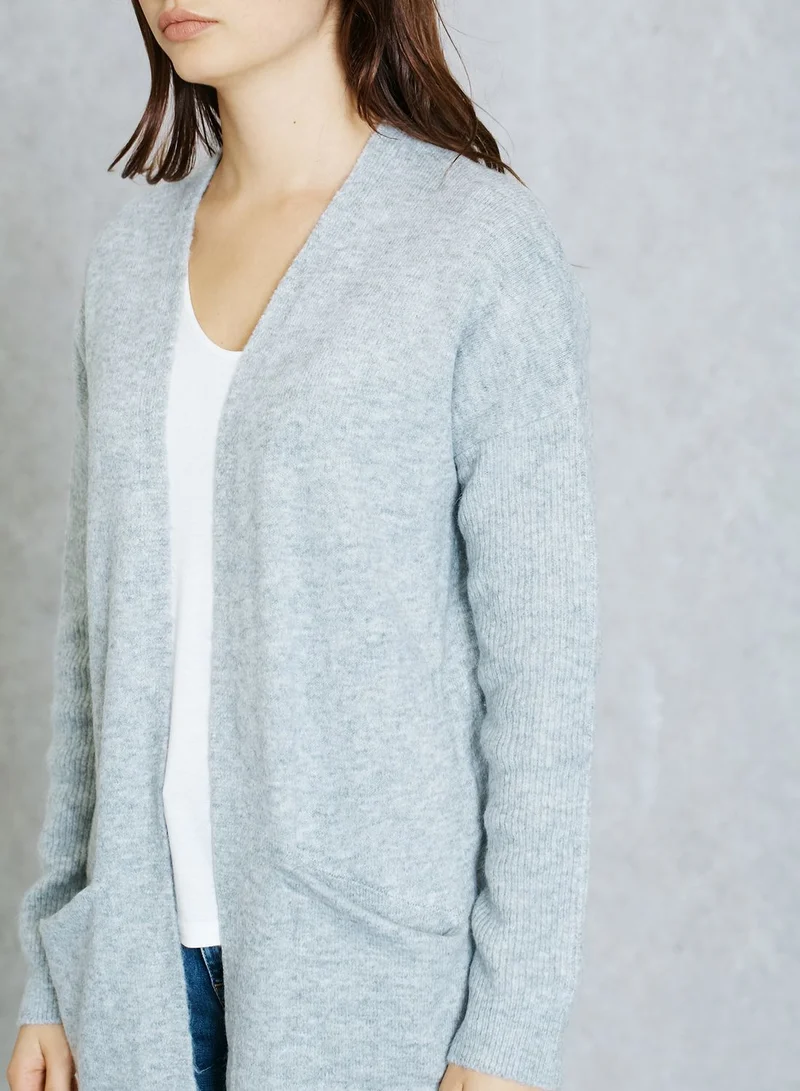 Miss Selfridge Ribbed Cardigan