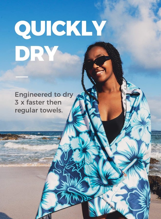 OCOOPA Microfiber Beach Towel Fast Drying, Extra Large 63" x 31" Sand Free Beach Towel Super Lightweight Towels for Swimming Pool, Camping, Picnic, Yoga Gym Sports - Image 5