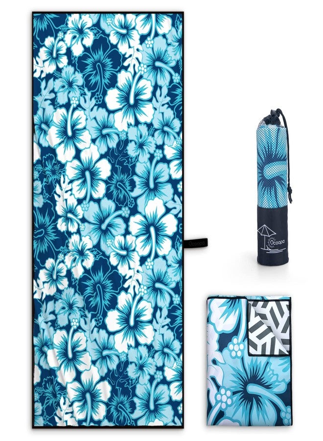 OCOOPA Microfiber Beach Towel Fast Drying, Extra Large 63" x 31" Sand Free Beach Towel Super Lightweight Towels for Swimming Pool, Camping, Picnic, Yoga Gym Sports - Image 1