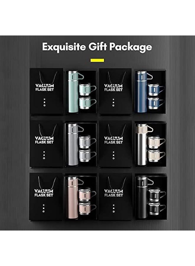Double Layer Stainless Steel Vacuum Insulated Water Bottle Coffee Mug Thermal Bottle 12H Keeps Hot and Cold Leakproof Suitable for Home Office Outdoor Travel - Image 5