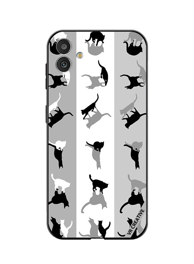 VR CREATIVE Protective Case Cover For Samsung Galaxy M13 5G Cats Spook Design Multicolour - Image 1