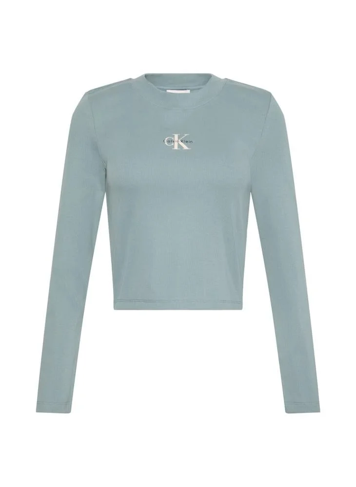 Calvin Klein Jeans  Graphic Cropped Crew Neck T-Shirt for Women | Best Price UAE