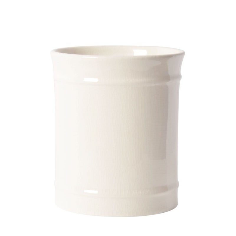 SZUAH Kitchen Ceramic Utensil Holder  Perfect Capacity Utensil Crock  for Kitchen Counter top & Dining Table (CREAM) - Image 1