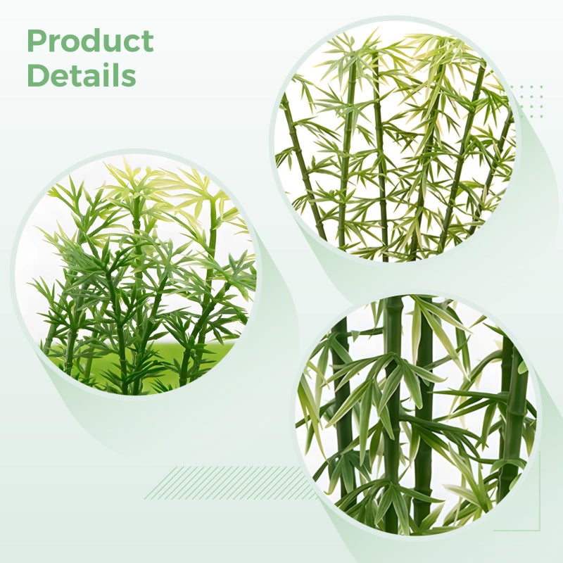 100 Pack 12cm Bamboo Trees with Flexible Wire Core for DIY Miniature Landscape Model Scenery - Image 2
