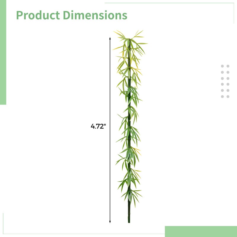 100 Pack 12cm Bamboo Trees with Flexible Wire Core for DIY Miniature Landscape Model Scenery - Image 4