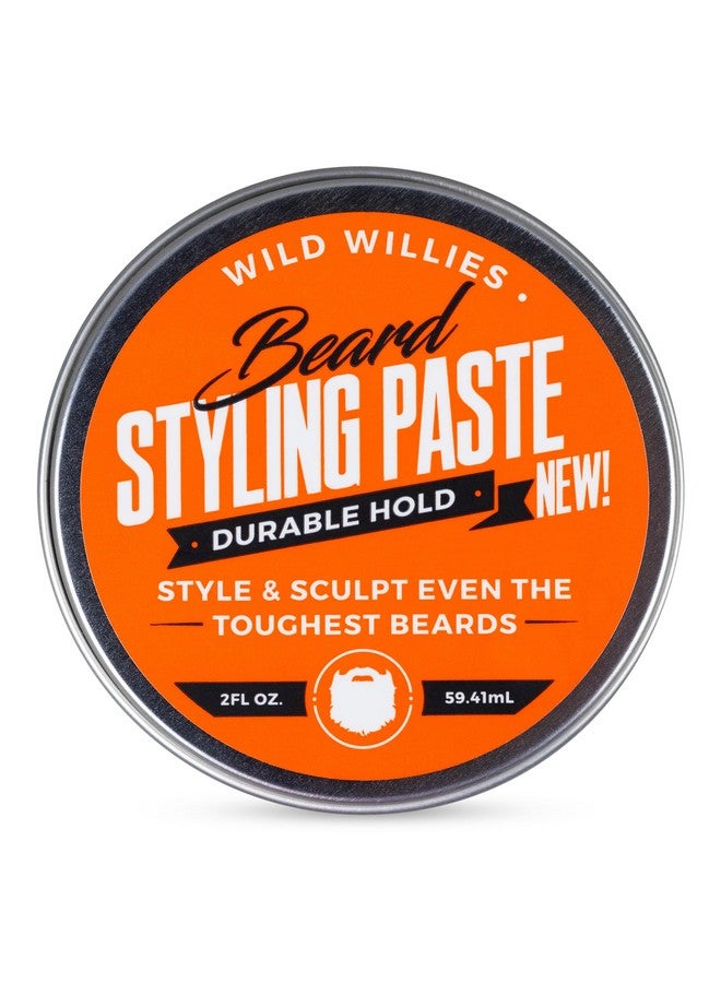 وايلد ويليس معجون تصفيف اللحية متوسط التثبيت، بلسم العناية للرجال الذي يرطب ويرطب شعر الوجه المتطاير، سهل الاستخدام، كريم اللحية غير الدهني غير اللامع، نمط ونحت للتحكم طويل الأمد. - Image 1