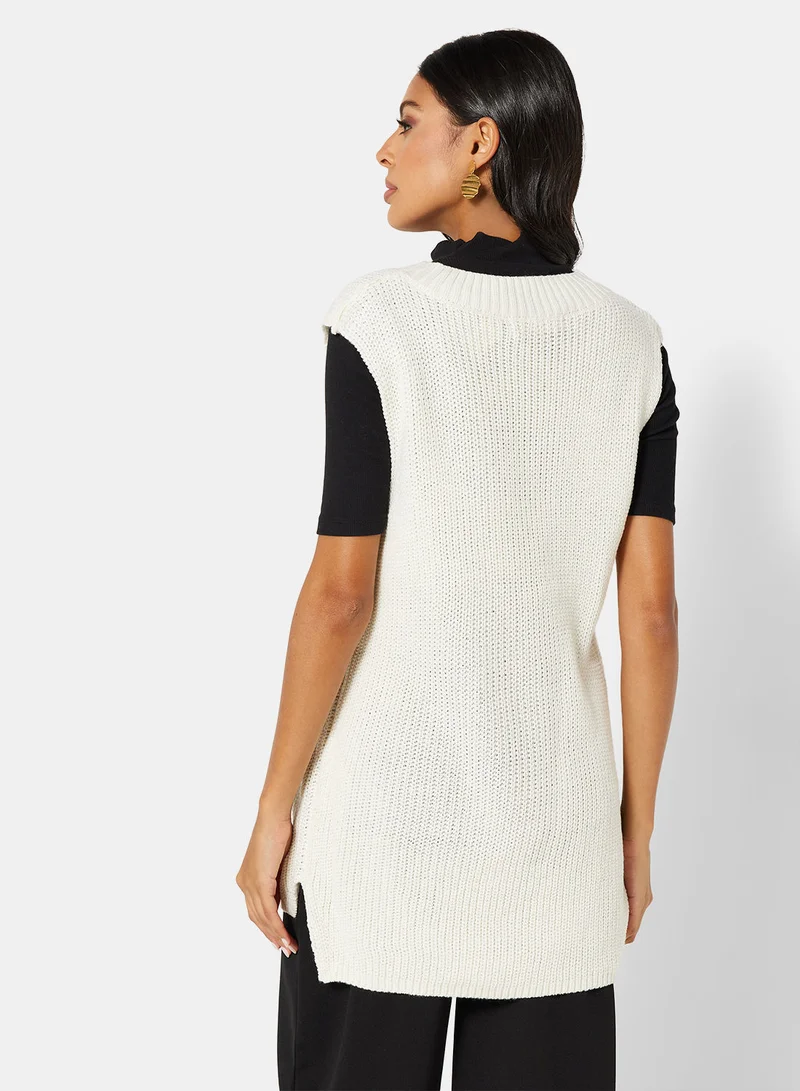 VERO MODA Knit Sleeveless Pullover