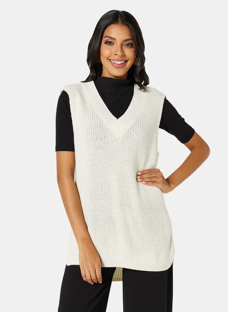 VERO MODA Knit Sleeveless Pullover
