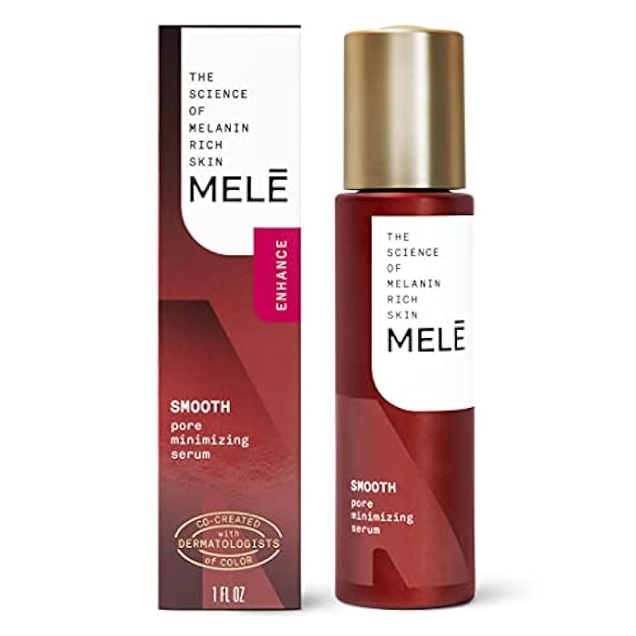 Mele Minimizing Serum Visibly Reduces Pore Size and Reduces Excess Oil Smooth Pore With Pore Blur Technology, Tri-peptide, and Rose Hips Extract For Glowing Skin 1 OZ - Image 1