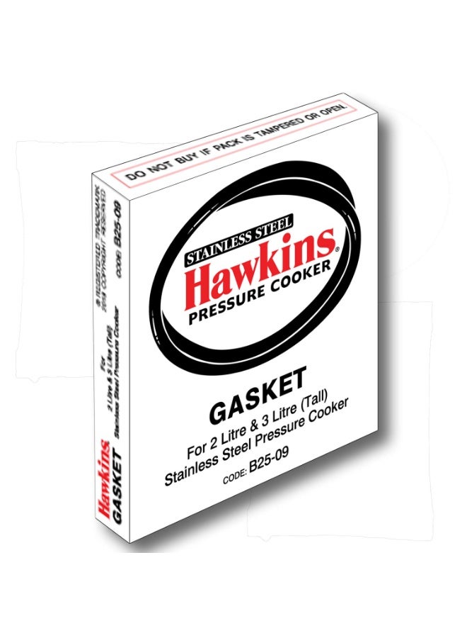هوكينز قدر ضغط هوكينز غاسكت طويل من الفولاذ المقاوم للصدأ كونتورا - 2-3 لتر (أسود)، 3 لتر - Image 1
