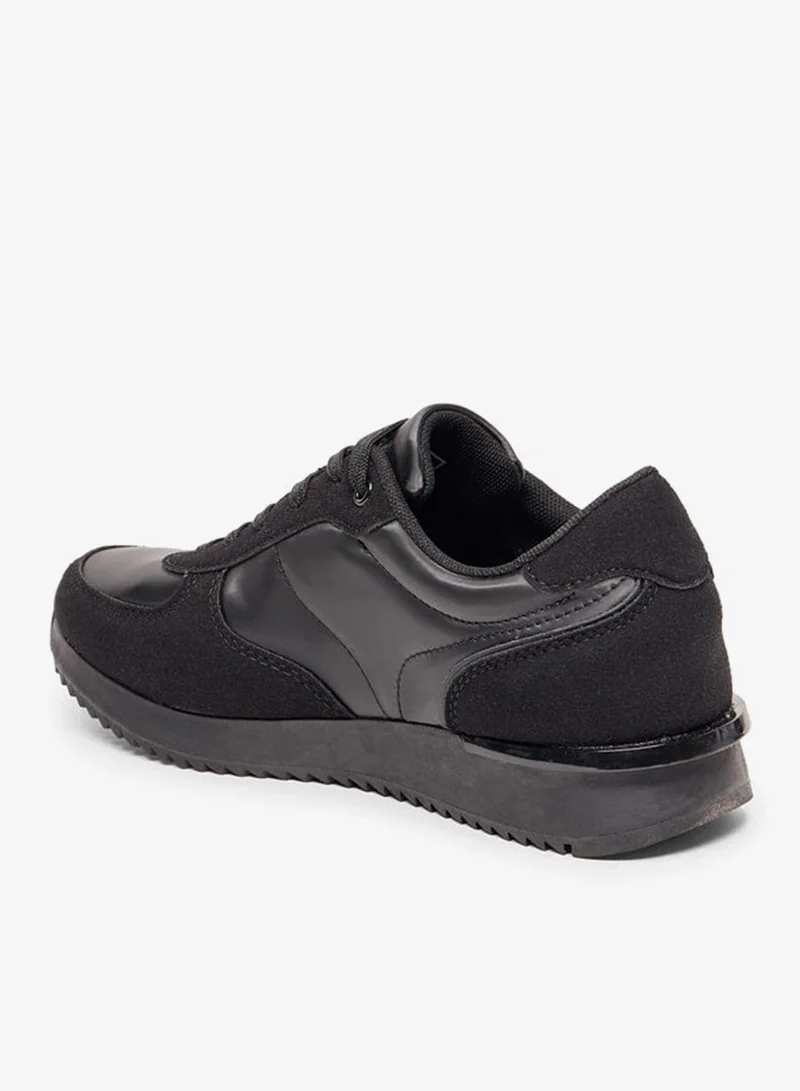 Lee Cooper Women's Panelled Sneakers with Lace-Up Closure