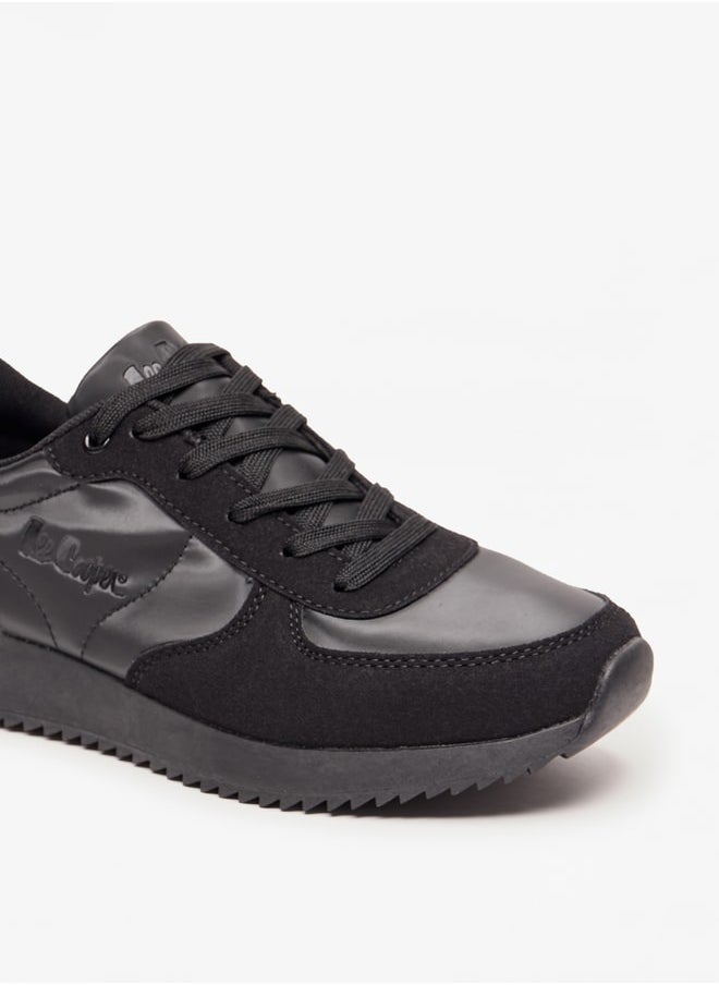 Lee Cooper حذاء رياضي نسائي مقسم إلى أجزاء مع رباط للإغلاق  - Image 5