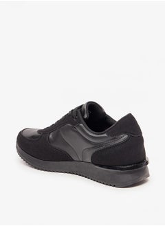 Lee Cooper حذاء رياضي نسائي مقسم إلى أجزاء مع رباط للإغلاق  - Image 2