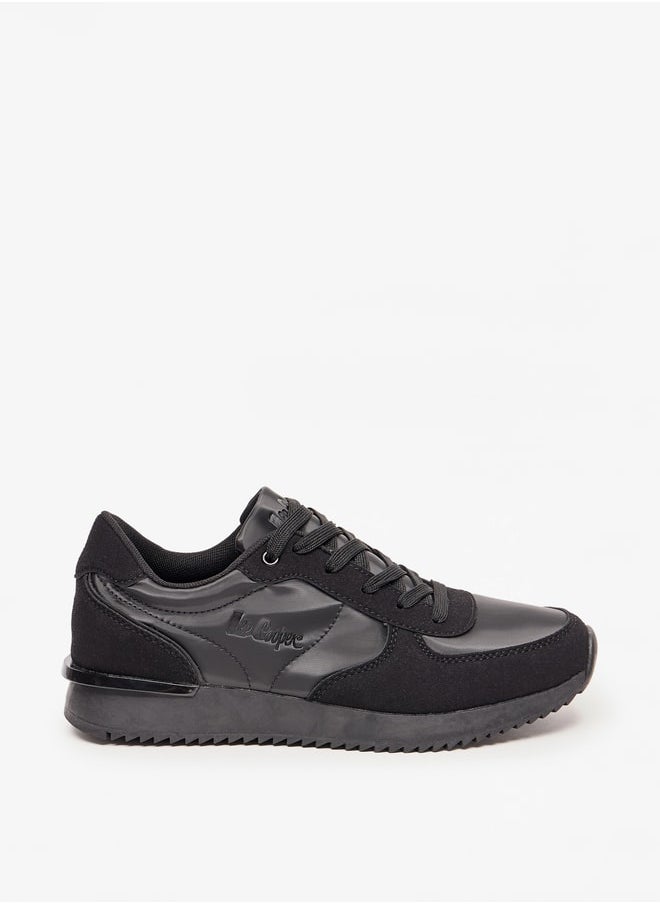 Lee Cooper حذاء رياضي نسائي مقسم إلى أجزاء مع رباط للإغلاق  - Image 3