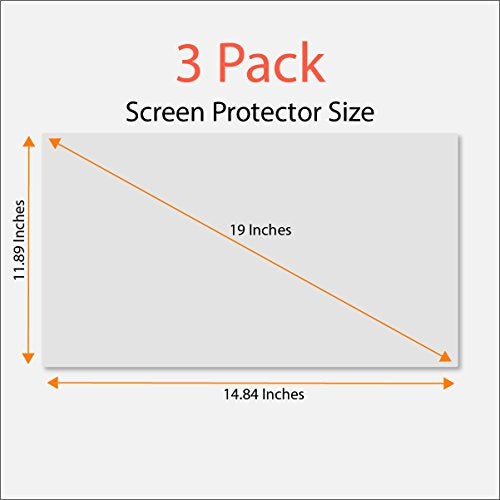 EZ-Pro Screen Protector Anti Blue Light Screen Protector (3 Pack) for 19 Inches (Screen Measured Diagonally) with Aspect Ratio 5:4. Desktop Monitor - Image 5