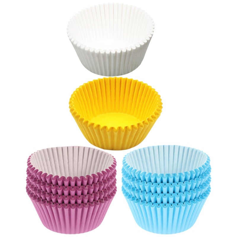400pcs Assorted Color Muffin Cupcake Liners Greaseproof Baking Paper Cups for Home Bakery - Image 2