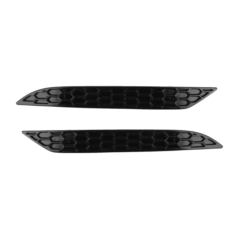 Rear Bumper Reflector Deletes Gloss Black Hex Structure Trim - Left Right Rear Reflector Replacement Plug and Play for Car Exterior Styling - Image 1