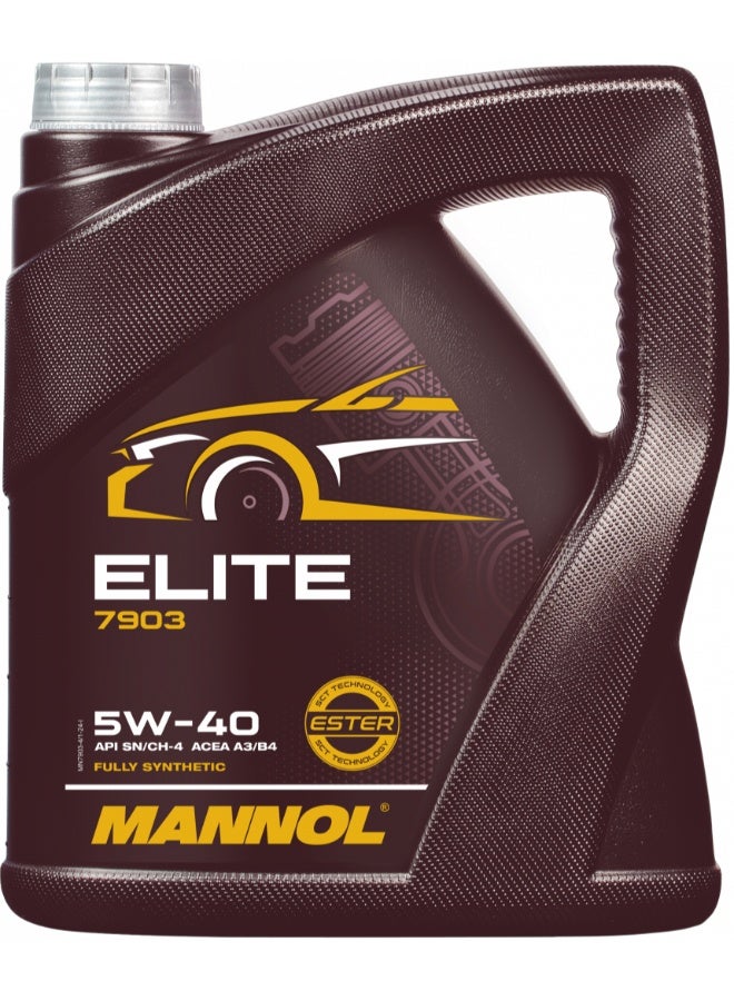 مانول درع الحماية المتكاملة من مانول زيت الموتور إيليت 5W40 + هديتين (إضافة حماية سيراميك + إضافة معزز احتراق) - Image 3