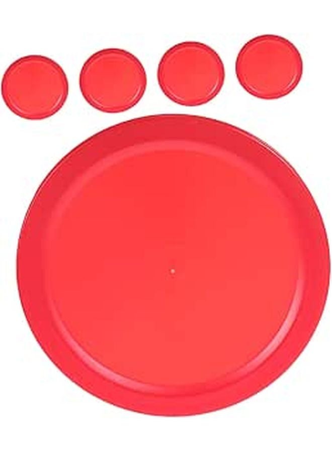 High Visibility Air Hockey Pucks And Strikers 5PCS Portable Table Game Accessories - Image 1