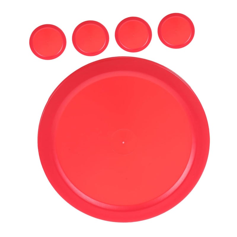 High Visibility Air Hockey Pucks And Strikers 5PCS Portable Table Game Accessories - Image 2