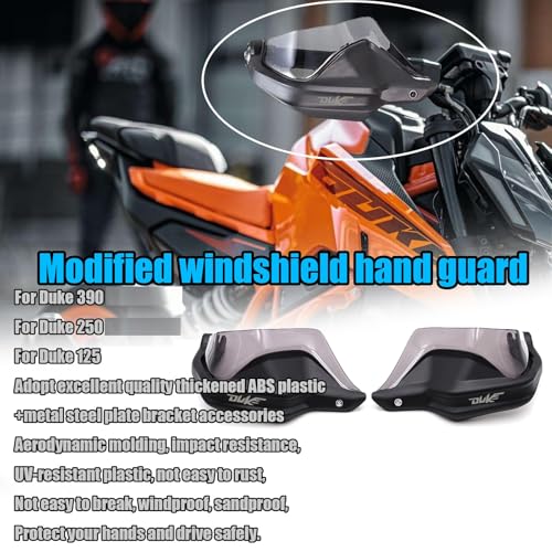 MAORANG For Duke 390 Duke 125 250 390 2026 2025 motorcycle hand guard hand guard windshield Handle both hands windproof duke 390 125 250 2014-2026 Motorcycle Accessories (black) - Image 2