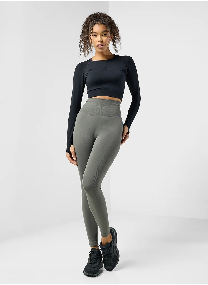 FRWD Long Sleeve Seamless Sculpting Top